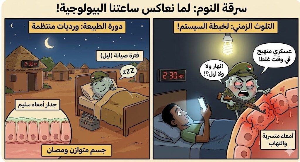 سرقة النوم وساعتنا البيولوجية