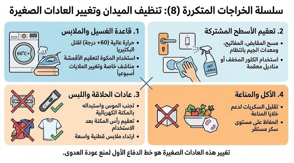 نظافة البيئة والملابس