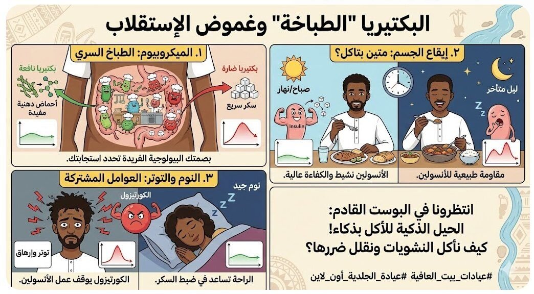 البكتيريا "الطباخة" وغموض الإستقلاب اللي جوانا