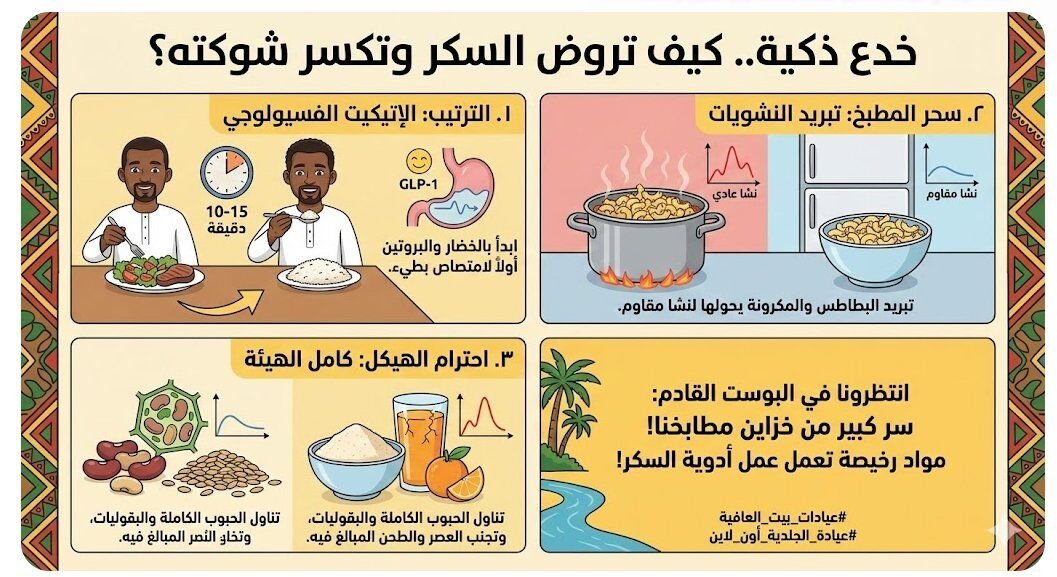 خدع ذكية.. كيف تروض السكر وتكسر شوكته؟