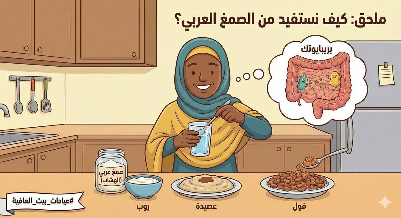 كيف نستفيد من الصمغ العربي؟