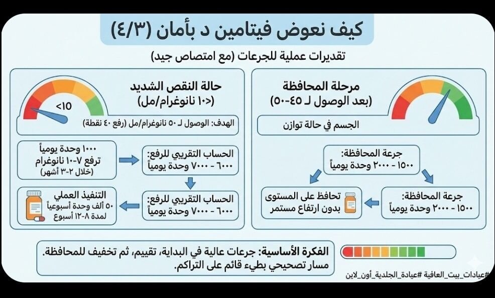 كيف نعوض فيتامين د بأمان (٣/ ٤)