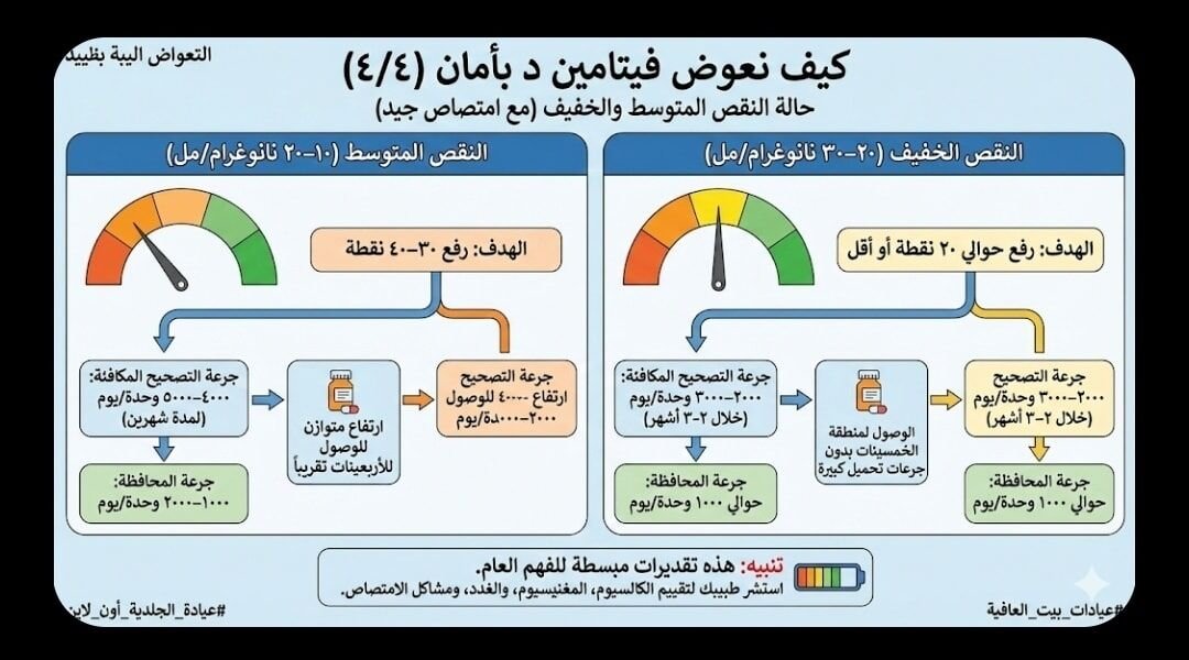 كيف نعوض فيتامين د بأمان (٤/ ٤)