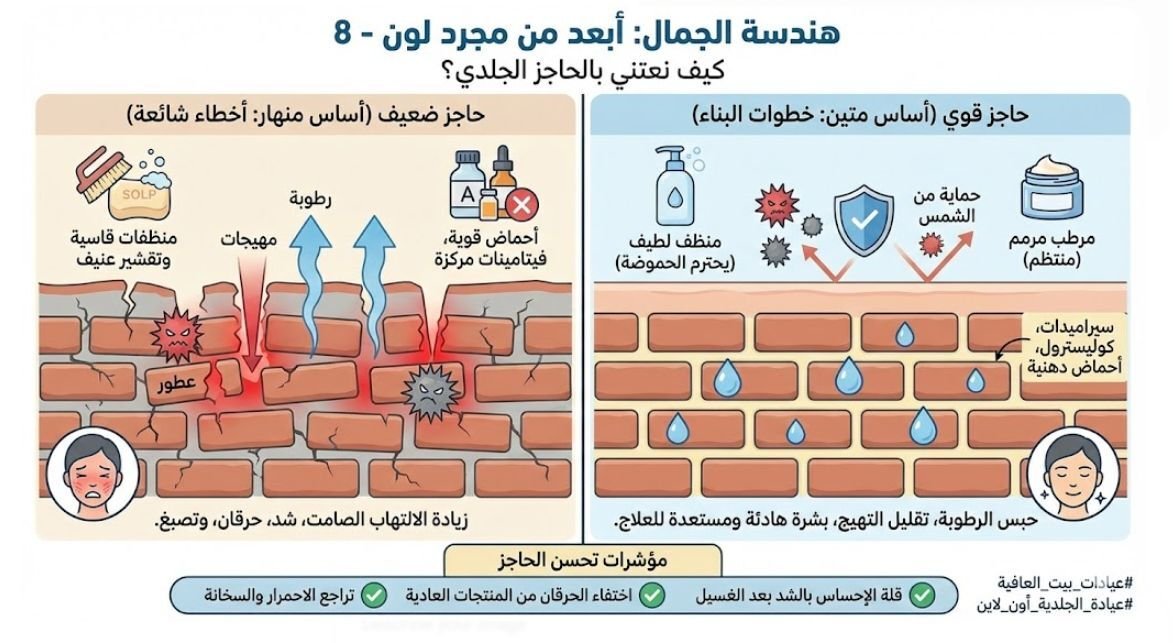 هندسة الجمال: أبعد من مجرد لون - 8 — كيف نعتني بالحاجز الجلدي؟