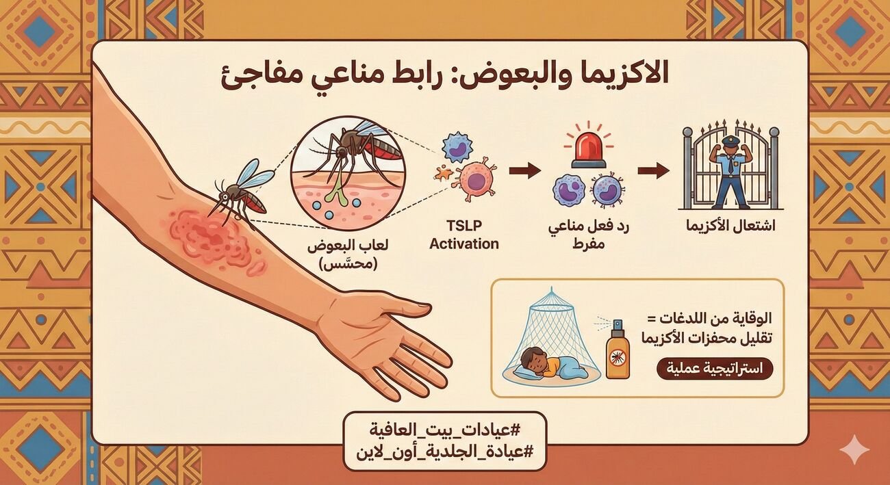 البعوض والاكزيما !!
