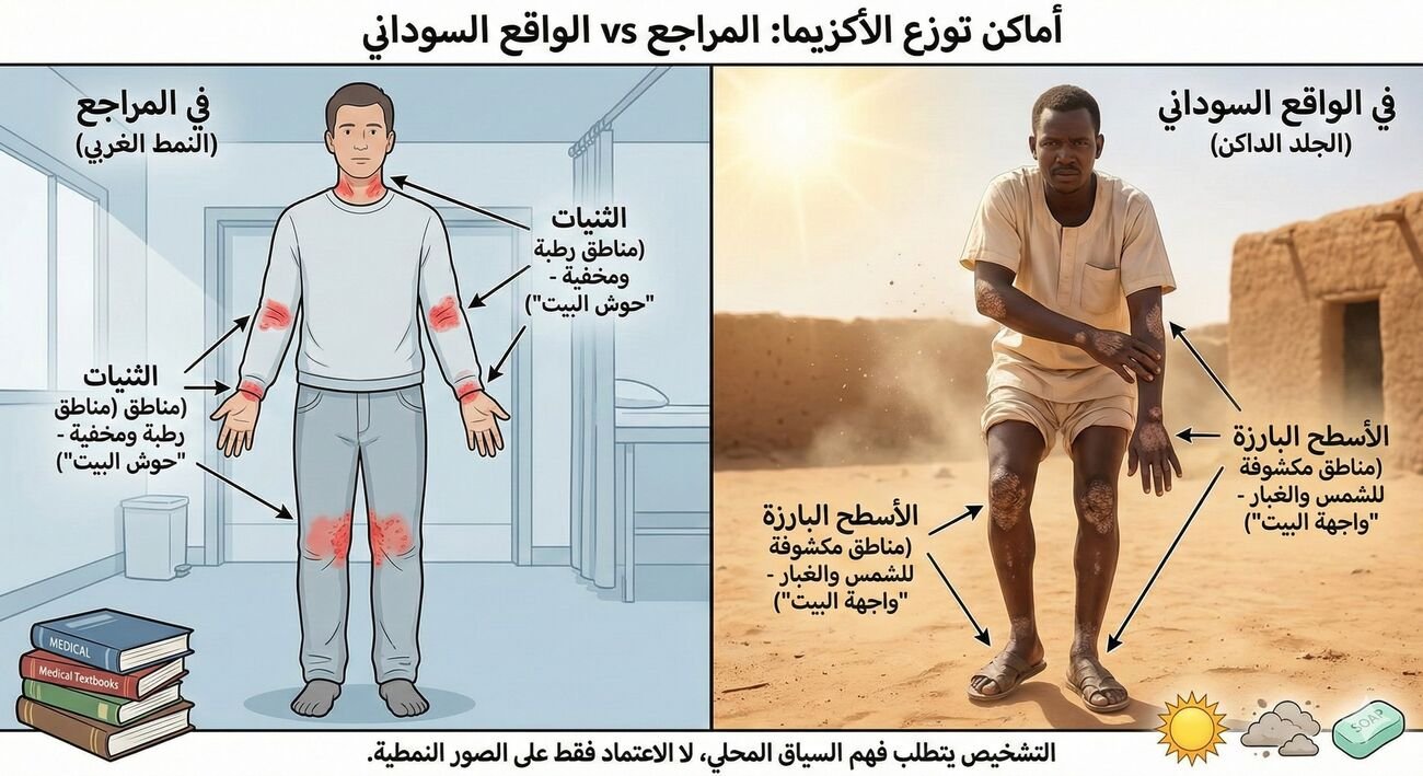 أماكن التوزع والظهور