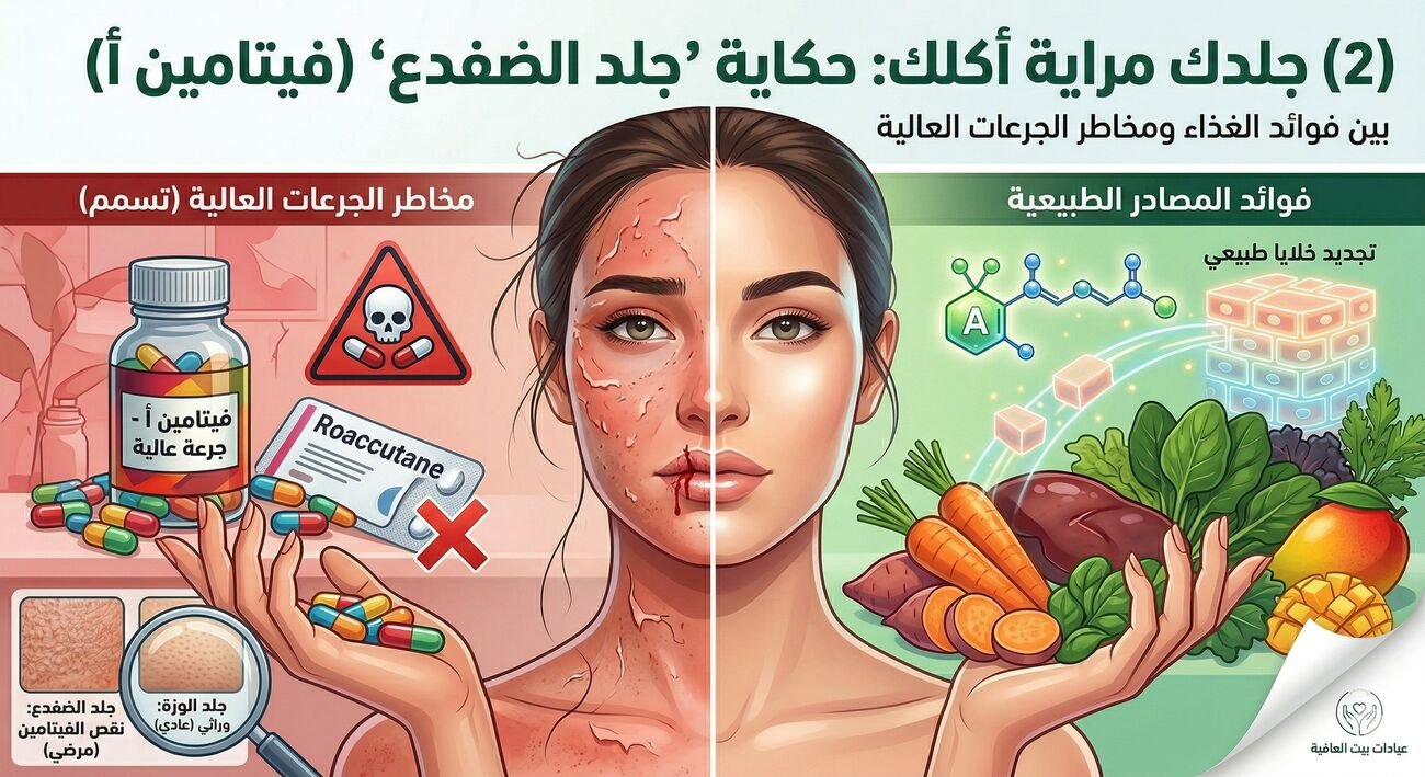 حكاية "جلد الضفدع" (فيتامين أ)