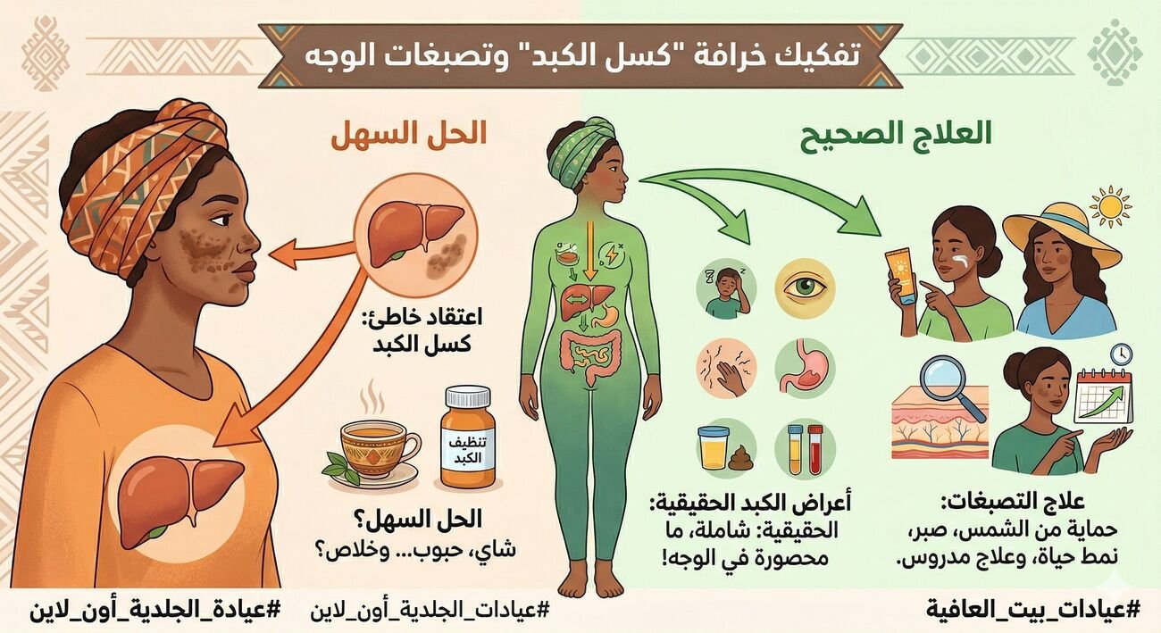 في ثقافتنا الصحية السودانية في فكرة منتشرة جداً