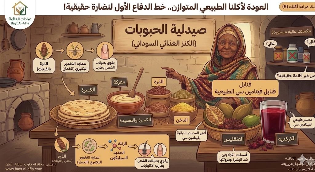 صيدلية "الحبوبات" (الكنز الغذائي السوداني)