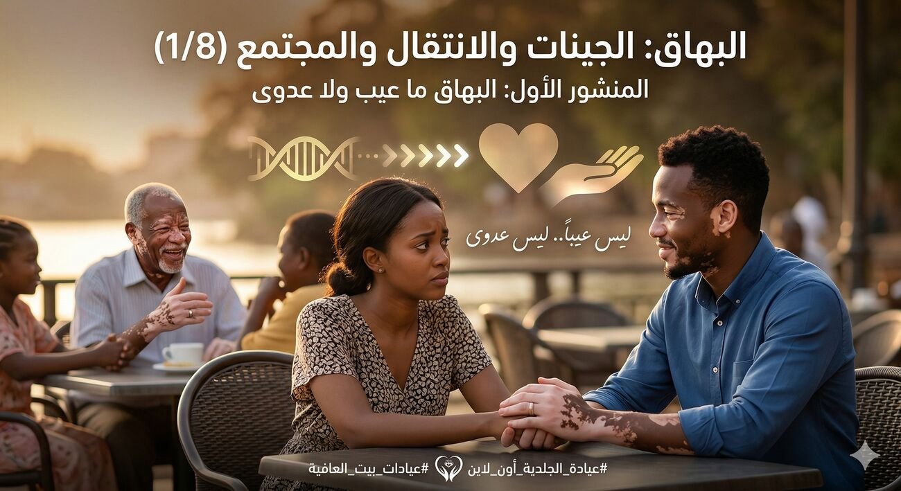 البهاق ما عيب ولا عدوى