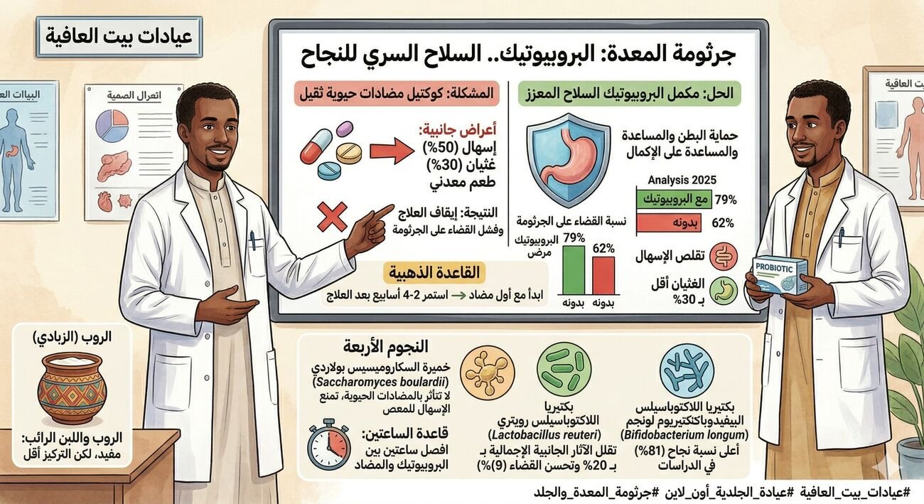 البروبيوتيك.. السلاح السري البرفع نسبة نجاح العلاج