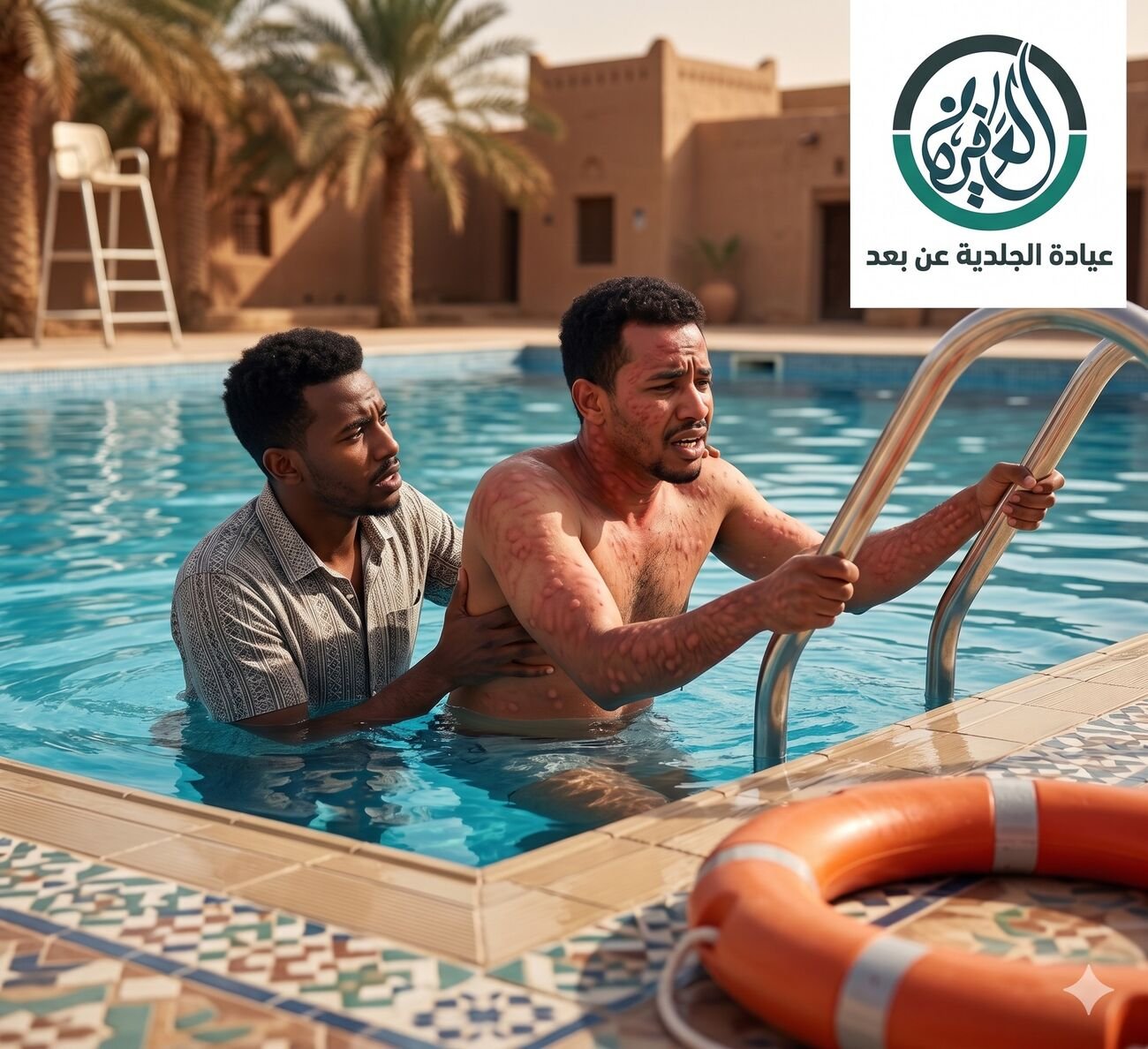 أرتيكاريا البرد: الخطر الخفي في حوض السباحة
