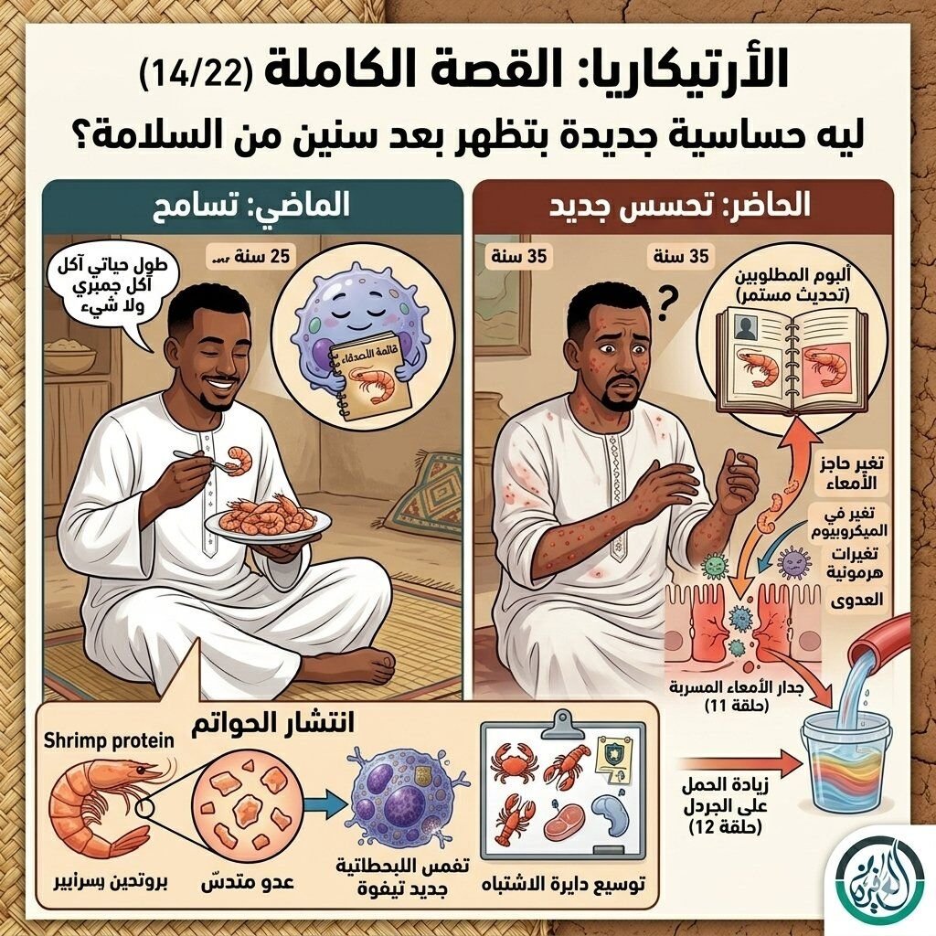 ليه حساسية جديدة بتظهر بعد سنين من السلامة؟