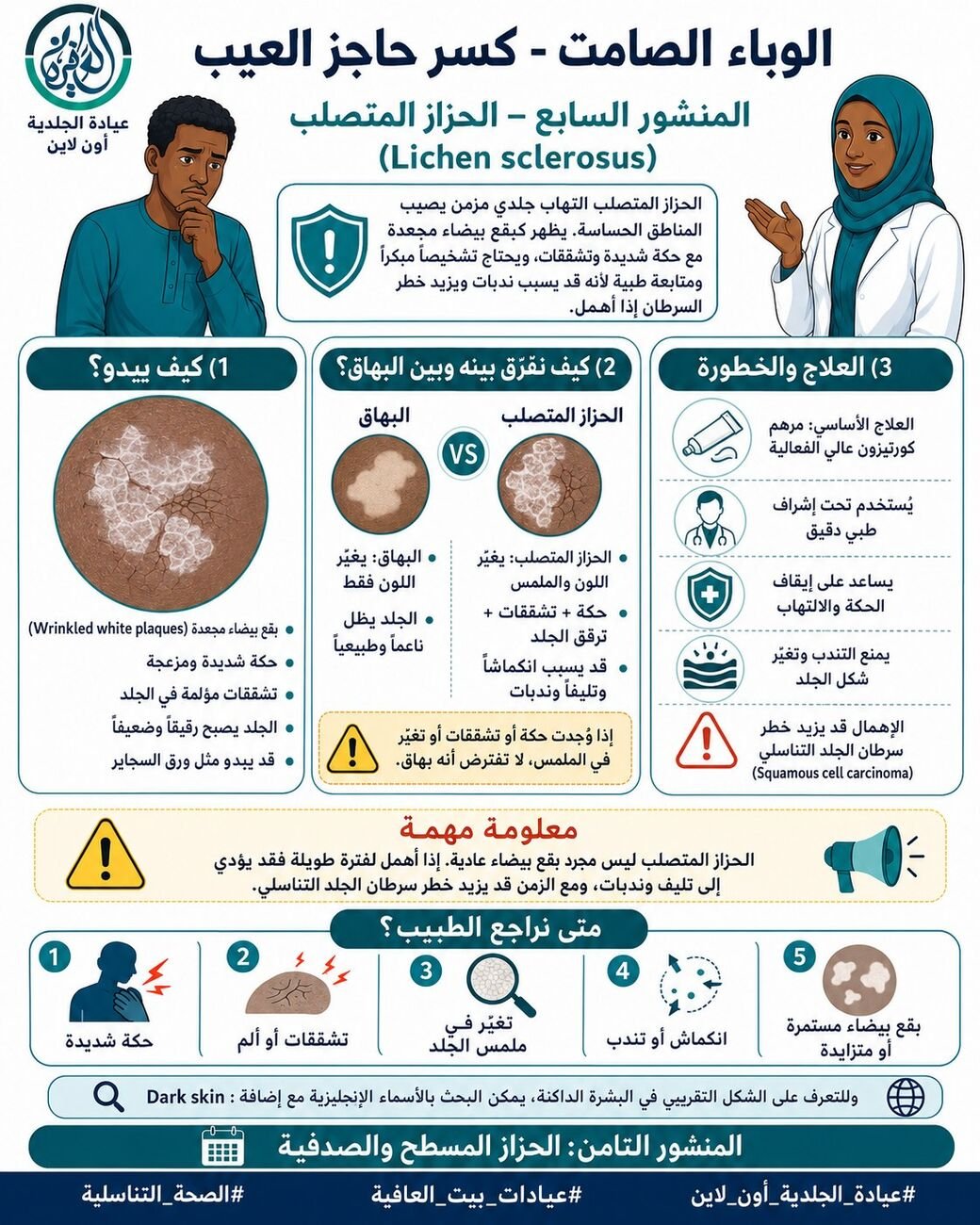 الحزاز المتصلب (Lichen sclerosus)
