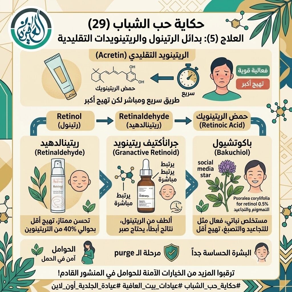 بدائل الرتنول والريتينويدات التقليدية