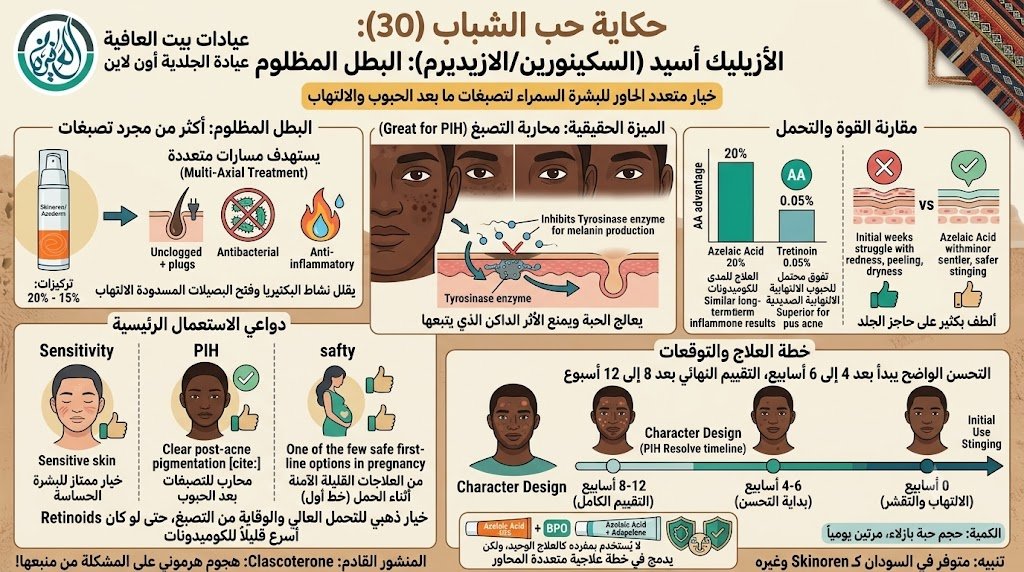 الأزيليك أسيد (السكينورين/الازيديرم) البطل المظلوم