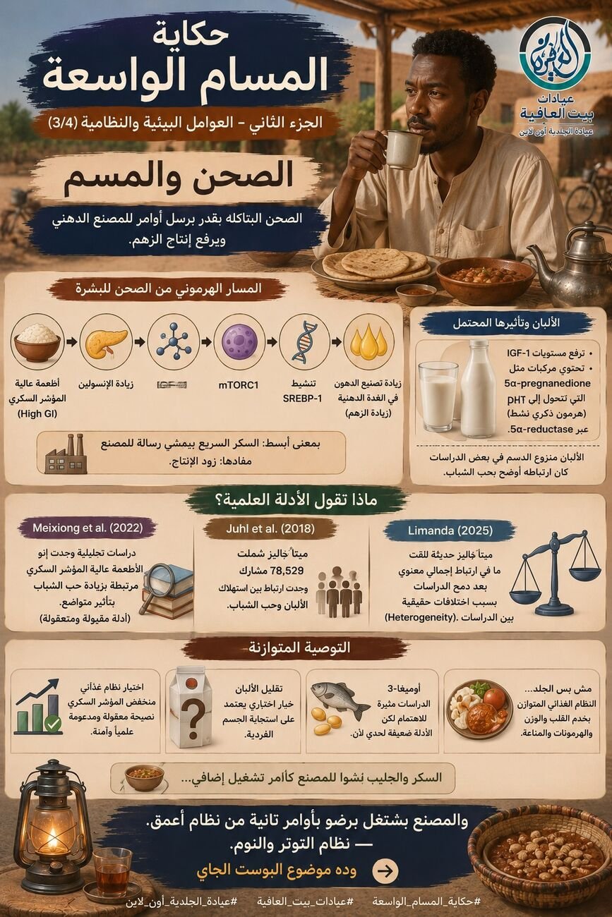 الأكل والمسام