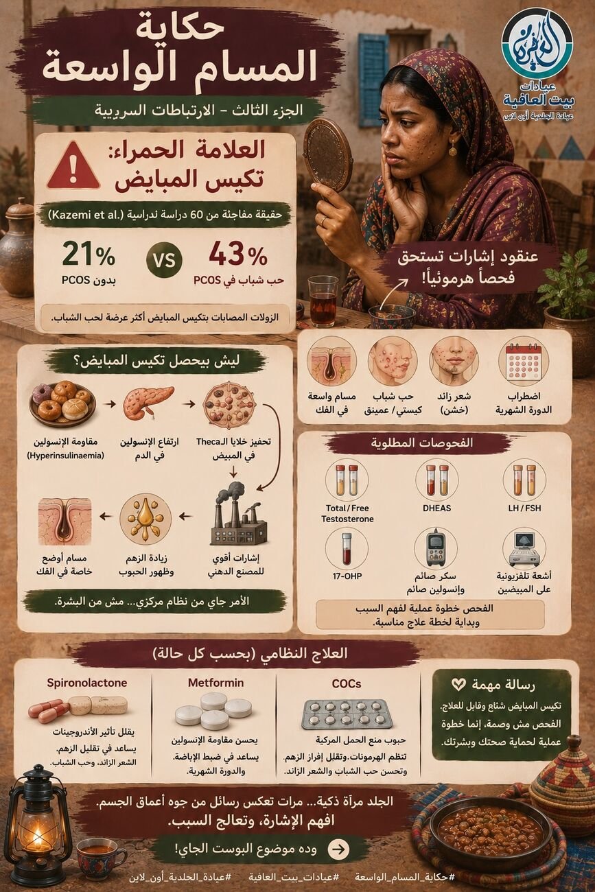 العلامة المهمة: تكيس المبايض