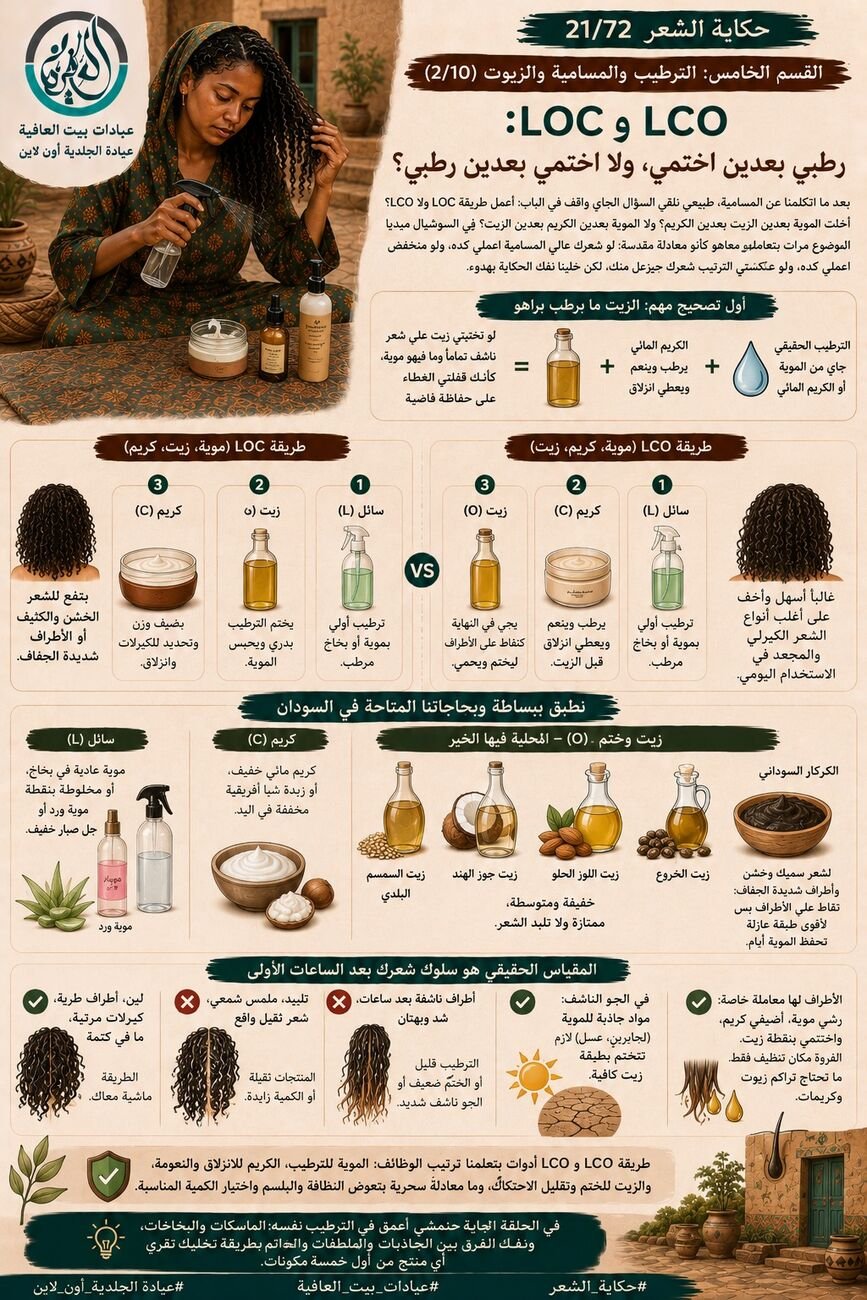 القسم الخامس: الترطيب والمسامية والزيوت (2/10) - LOC و LCO: رطبي بعدين اختمي، ولا اختمي بعدين رطبي؟