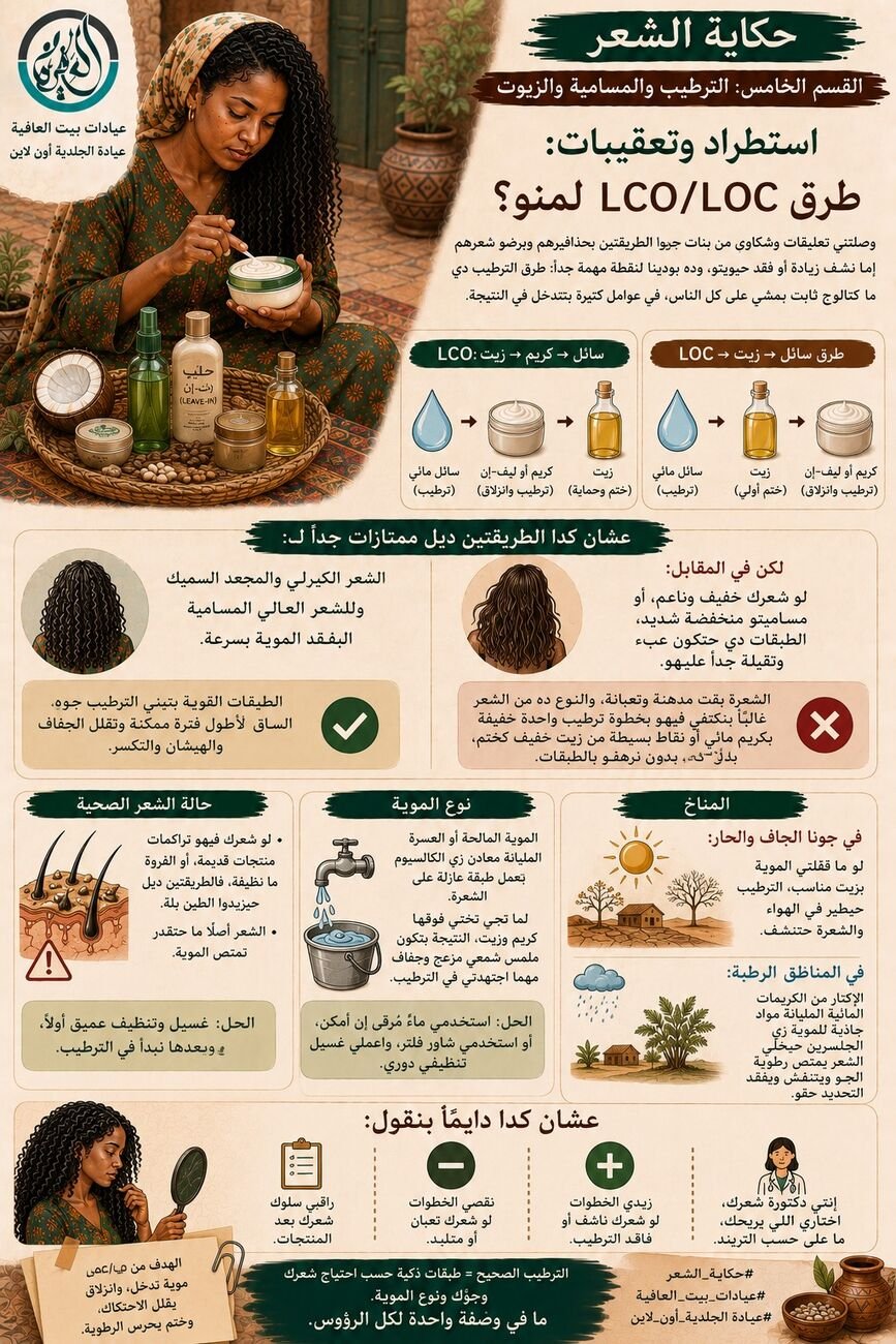 القسم الخامس: الترطيب والمسامية والزيوت - استطراد وتعقيبات: طرق LCO/LOC لمنو؟
