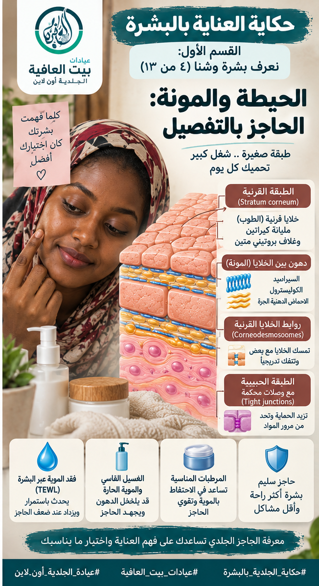 القسم الأول: نعرف بشرة وشنا (٤ من ١٣) - الحيطة والمونة: الحاجز بالتفصيل