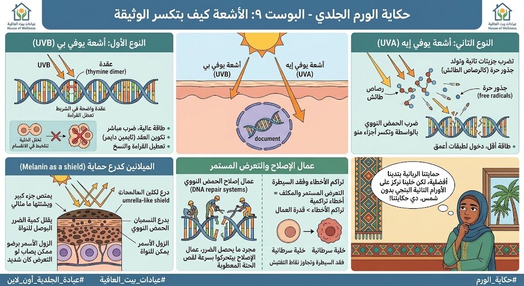 الأشعة كيف بتكسر الوثيقة