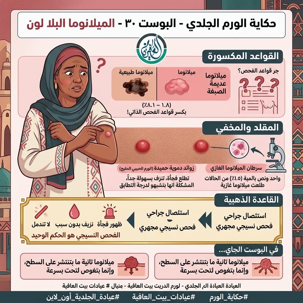 الميلانوما البلا لون