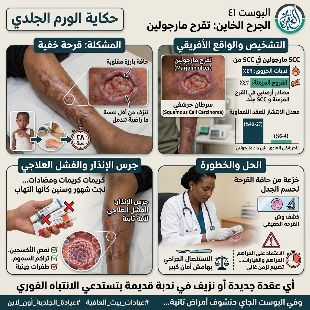الجرح الخاين: تقرح مارجولين