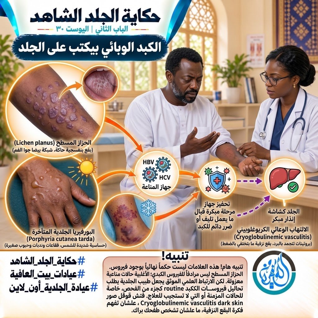 الباب الثاني: الكبد الوبائي بيكتب على الجلد