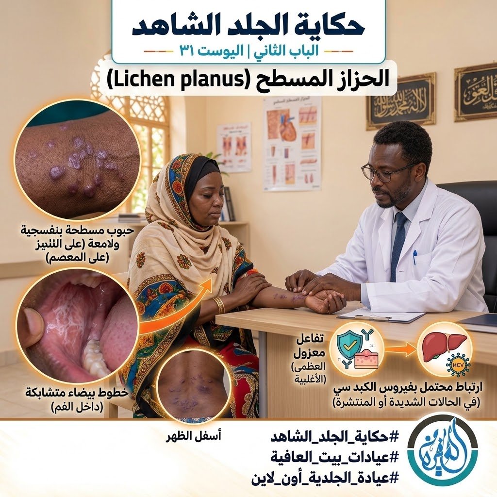 الباب الثاني: الحزاز المسطح