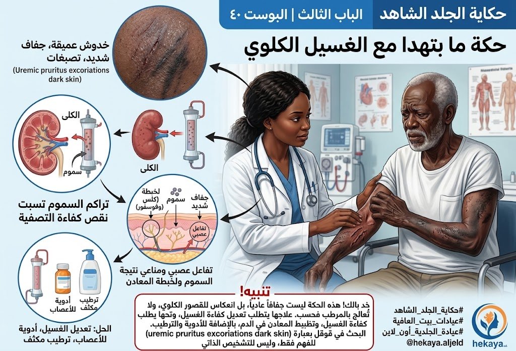 الباب الثالث: حكة ما بتهدا مع الغسيل الكلوي