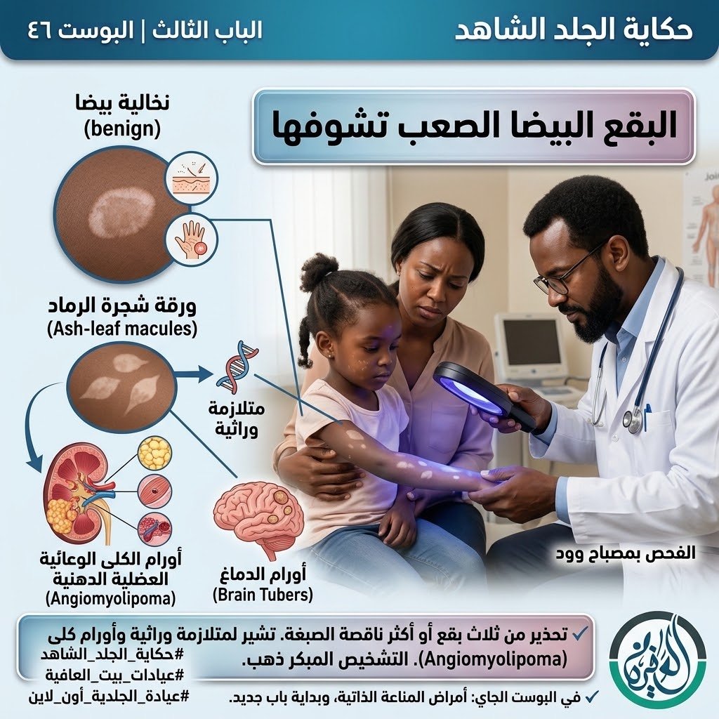 الباب الثالث: البقع البيضا الصعب تشوفها