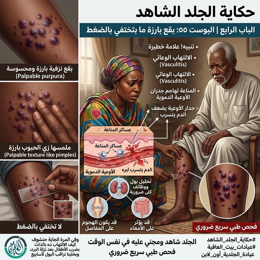 الباب الرابع: بقع بارزة ما بتختفي بالضغط