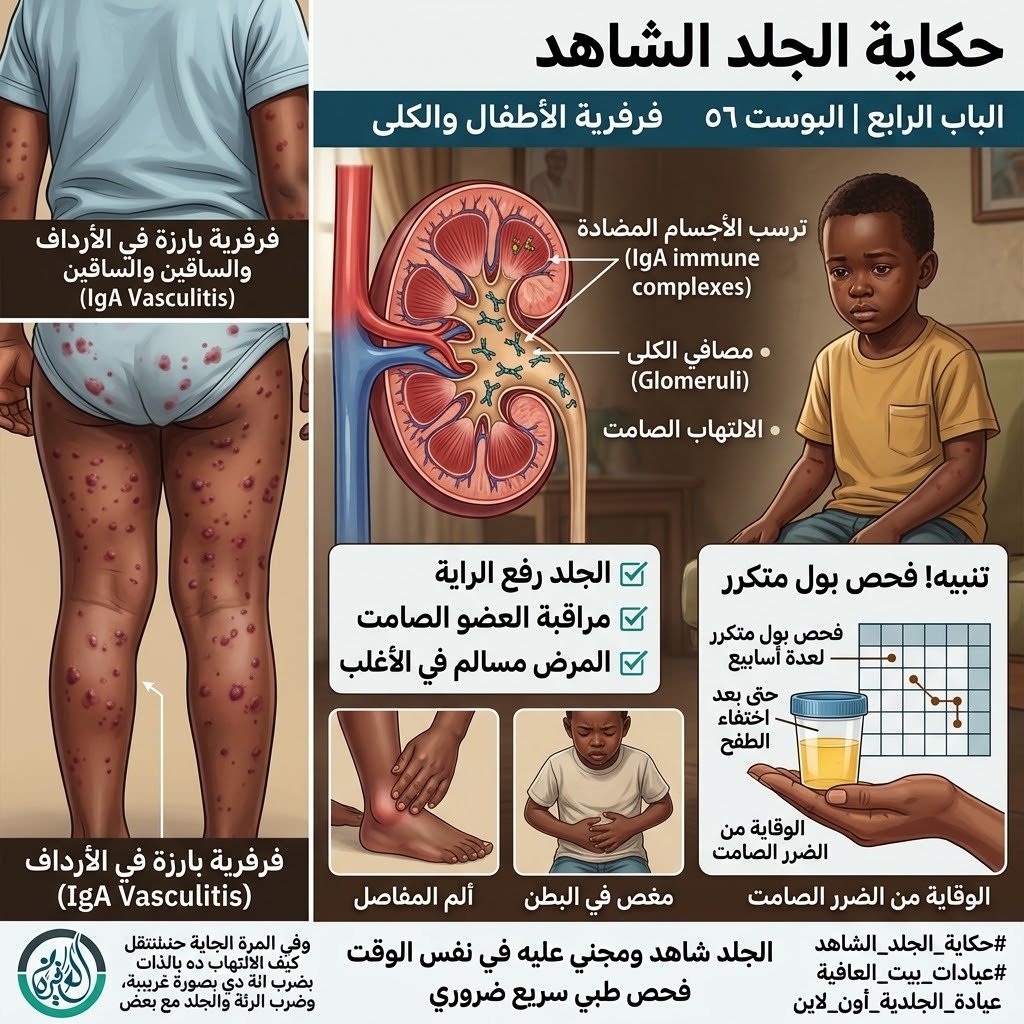 الباب الرابع: فرفرية الأطفال والكلى