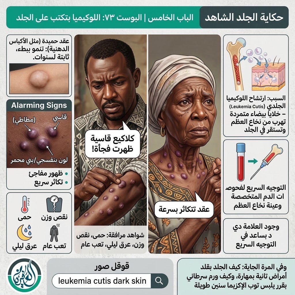 الباب الخامس: اللوكيميا بتكتب على الجلد
