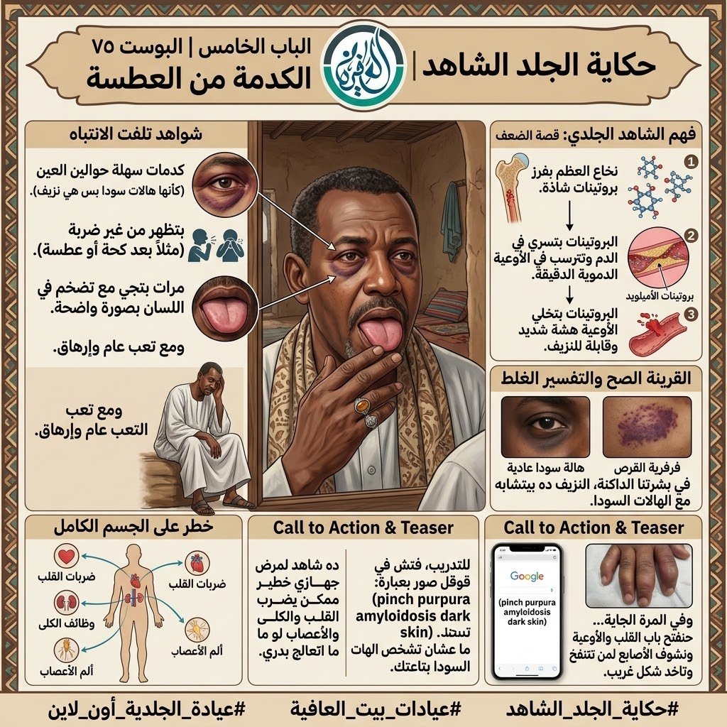 الباب الخامس: الكدمة من العطسة