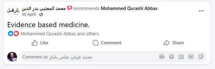 Patient testimonial